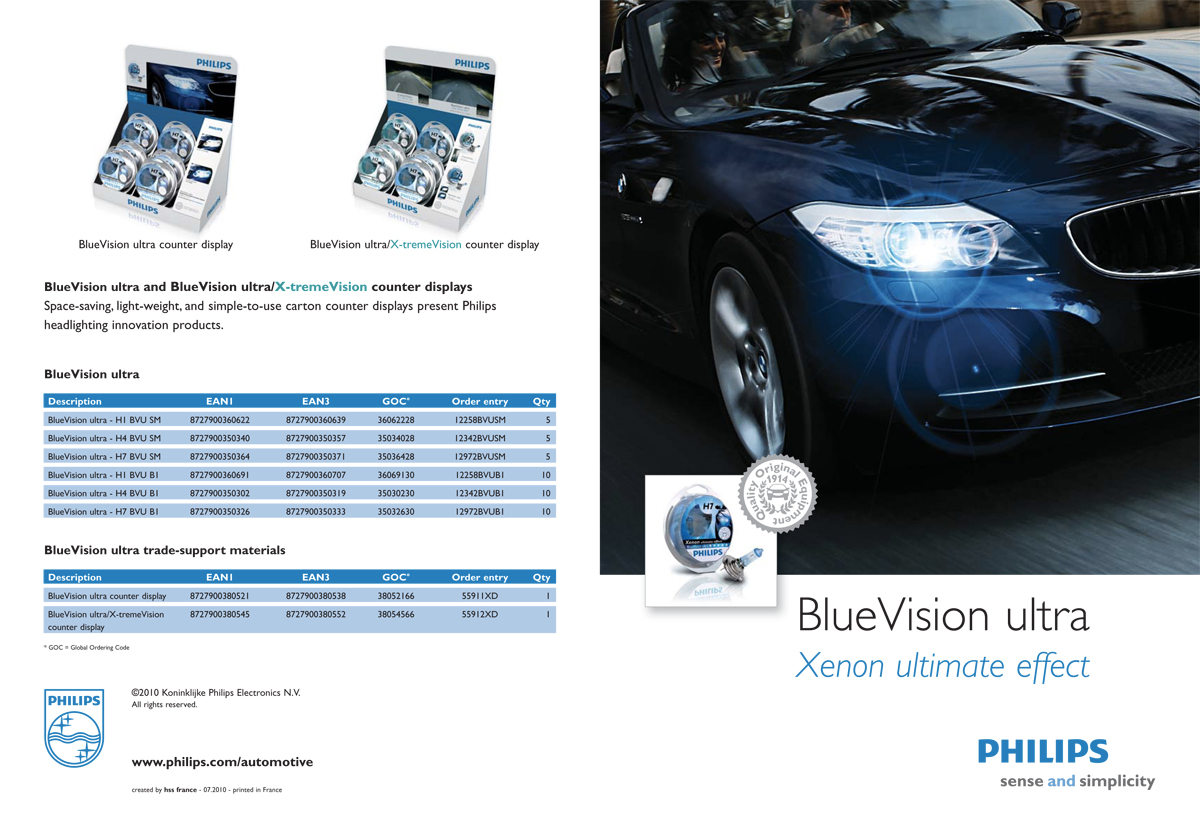 Philips automotive - BlueVision ultra product brochure - full pdf